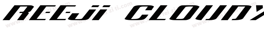 Reeji CloudYuanCu字体转换
